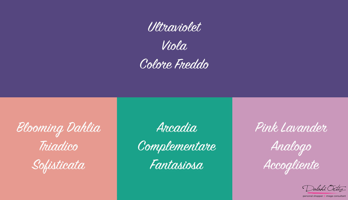 07_Colori di tendenza 2018_Palette colore viola_Ultraviolet colore dell anno